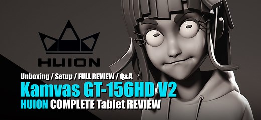 Review: HUION KAMVAS GT-156HD V2 - Drawing Tablet