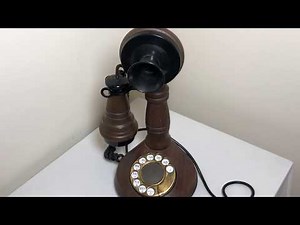Vintage Deco Tel Candelstick Phone DEMO Ringing