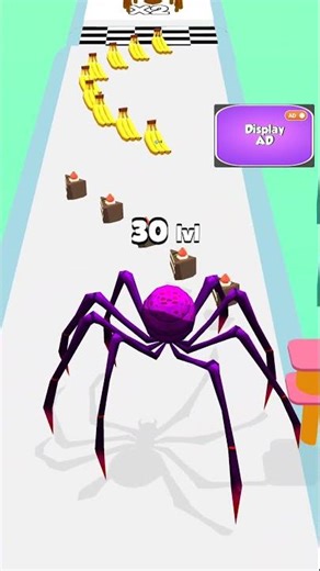 Insect Evolution Spider Run 🕷️ - Gameplay #47 #gameplay #shorts #spider