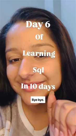 Ishu ❤️ on Instagram: "Day 6/10 Free Sql Series Do follow for finished powerbi series and daily info #dataanalyst #sql #datavisualization #careerintech #2026"