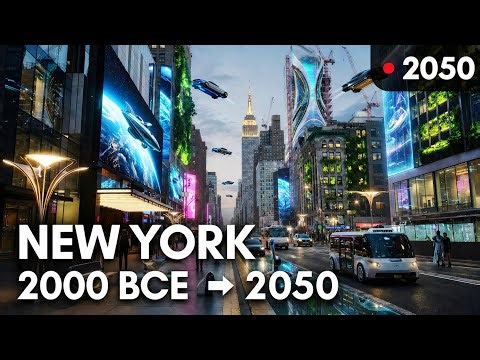 Evolution of New York | Timelapse from 2000 to 2050