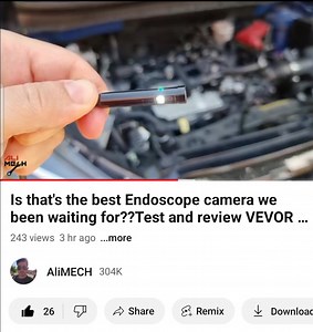 Testing triple lens endoscope camera Video link in first comment #vevor #mechanic #cargirls #carguys #carwash #cleaning #satisfyingvideo #detailing #meguaers #sunny #camry #qualityparts #qualityrepairs #alimech #headlights #brakerotors #brakerotor #satisfying #rubi #barcelona #oilchange #reelart #artreels #toyota | Alimech