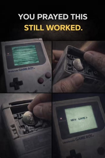 You prayed this still worked. That saved data meant everything. Hours of your life living inside that tiny battery. No cloud backuo. No second chances. Tag someone who lost their save file and never recovered. Follow for more memories like this everyy day. #nostalgia # 90skids #childhoodmemories | When Life Was Simple