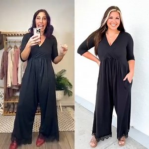 5.8K views · 545 reactions | Our exclusive jumpsuit for fall is giving major ✨ fashion energy ✨ Shop sizes XS - 3XL + use code WELCOME20 for 20% off your first purchase! Ships from Tarpon Springs, FL | Macoma Boutique | Facebook