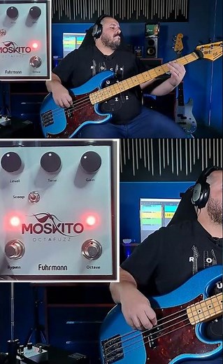 Esse FUZZ é INSANO! 😱🔥 Review do Mosquito Octafuzz da Fuhrmann #FuzzInsano #PedalDeFuzz #BaixoRock