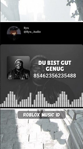 DU BIST GUT GENUG - WORKING ROBLOX MUSIC SONG ID 2026 #shorts #song #tiktok #roblox