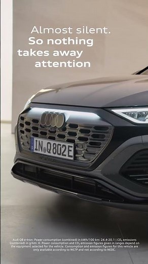 Quiet moments with bold impressions. The new, fully electric Audi Q8 e-tron.