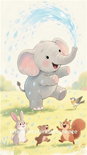 The Tiny Elephant Who Couldn’t Stop Sneezing