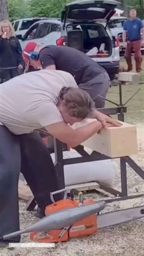 77K views · 110 reactions | I almost succeded  #chainsaw #funny #reels #foryoupage #stihl #tools | Amazing and Funny Videos | Facebook