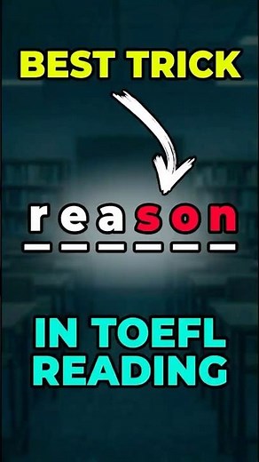 Simple Trick for TOEFL Reading Complete the Words