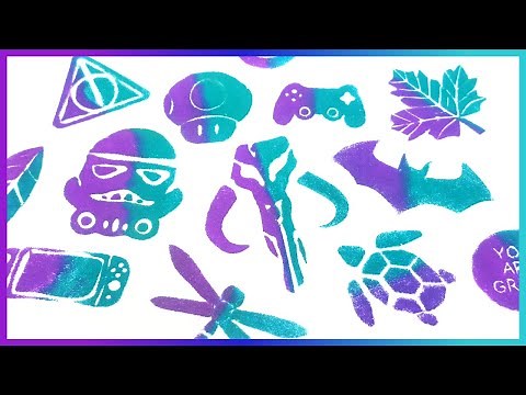 The easiest / cheapest DIY stamps ever!