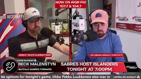 File this as another piece of evidence for Beck Malenstyn being the cult hero of this Sabres group -- he's "not a social media guy" but has heard rumblings of the "MalenGoat" nickname, and he approves. 🐐