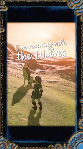 WOLF LINK in BOTW! “Running with the Wolves” Gameplay Fan Edit