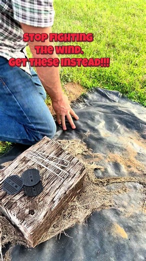 Galvanized Landscape Staples 6 Inch 11 Gauge Garden Stakes with Gasket for Weed Barrier, Drip Irrigation, Landscape Fabric & fathersdaygifts#spring #garden