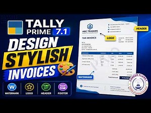 Tally Prime 7.1 Custom Invoice Templates Full Tutorial