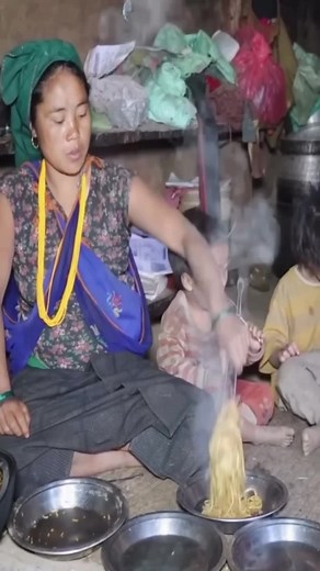 Enjoying Homemade Noodles in a Cozy Setting