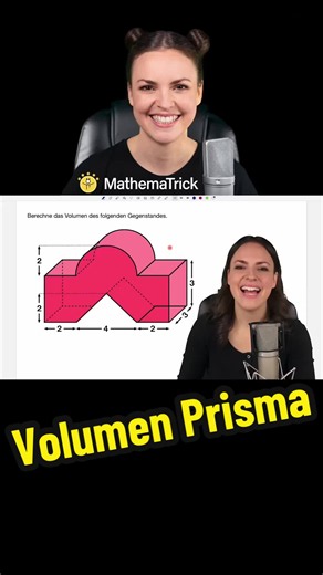 Lasst gerne ein Like da 🤗 . . #prisma #volumen #schule #mathe #mathematrick