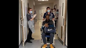 LOCAL NEWS: Staff at Milton Keynes Hospital have been clapping two patients who were discharged from hospital after having spent time in Intensive Care and on Ward 21. Congratulations to Nick and George who have gone home today! | MKFM