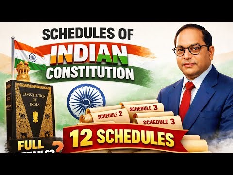 Schedules and titles of Indian constitution | Explained with tricks