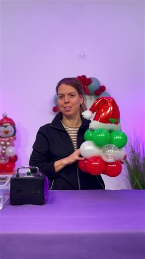 Christmas Balloon Stack Tutorial