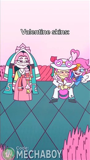 Valentine skins #brawlstars #brawlstarsanimation #brawltalk