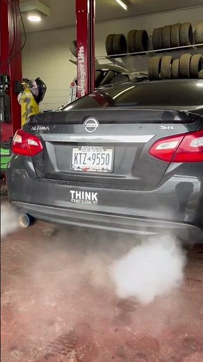 Nissan Altima SR custom exhaust setup