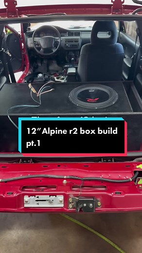 12-Inch Alpine R2 Subwoofer Enclosure Build | Car Audio Bass