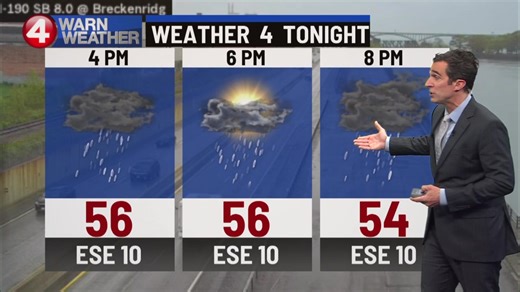 21K views · 94 reactions | ☔Weather 4 Tonight - Temperatures could hit 60 degrees in some areas with rain sweeping the region. See the full forecast here: https://www.wivb.com/weather-news/todays-forecast/buffalo-ny-weather-forecast-may-2025-mothers-memorial-day/ | News 4 WIVB Buffalo | Facebook