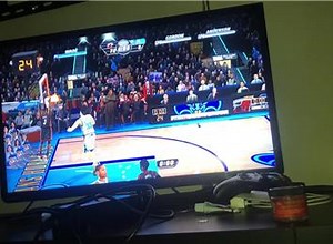 Most Points Scored As LeBron James In A Three-Minute Quarter Game Of "NBA Jam" (Wii)