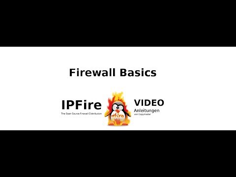 IPFire Firewall Basics