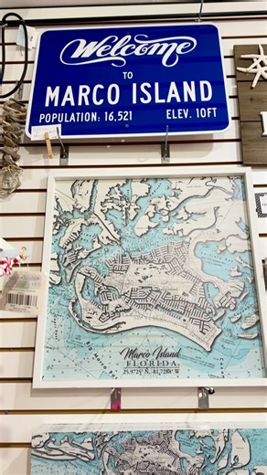 🗺️✨ A love letter to Marco Island ✨🗺️ Our vintage Marco Island map collection is here and it’s full of coastal charm. From framed wall art and hanging maps in multiple sizes to big, cozy blankets, pillows, and even floor mats - these pieces bring local history and seaside style into any space. 🌊🏡 Perfect for island homes, gifts, or anyone who loves Marco as much as we do. 📍 Available now at Shore Goods - come see the full collection in person! Shore Goods 599 South Collier Blvd Suite 315 Ma