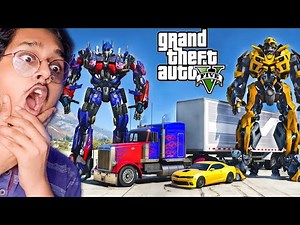TRANSFORMERS IN GTA 5 ! ( GTA V GAMEPLAY)