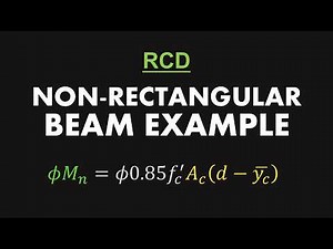 Example - Non-Rectangular Beam Analysis | RCD (🇵🇭 Tagalog 🇵🇭)