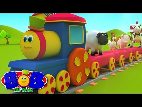 Bob the Train | Went on the FARM | Johnny Johnny | ABC Song with Animals
