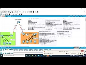 DHCP configuration and Static routing on Cisco Packet Tracer