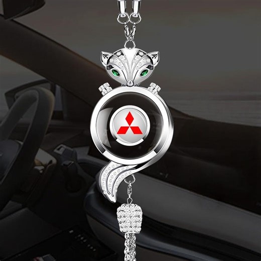 Mitsubishi Car Interior Accessories Silver Fox Rhinestone Perfume Pendant Long Lasting Scent - Etsy
