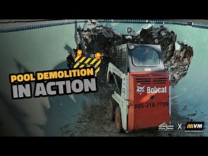 Complete Pool Demolition / Small Access Job in Temple City CA