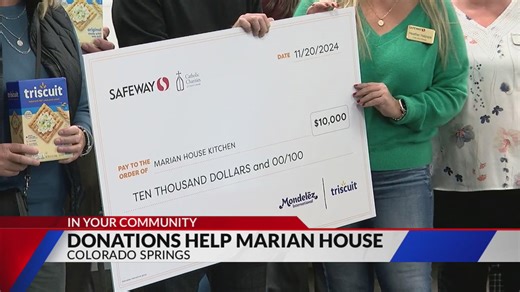 Marian House receives $10,000 to address hunger needs