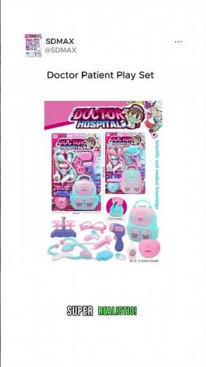 Doctor Patient Play Set Product highlights