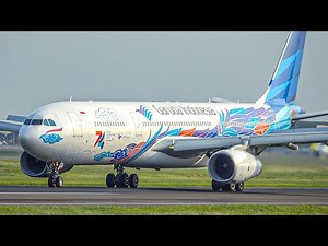 ✈️🇲🇨60 MINUTES CLOSE UP TAKEOFFS & LANDINGS JAKARTA Soekarno Hatta Airport Plane Spotting [CGK/WIII]