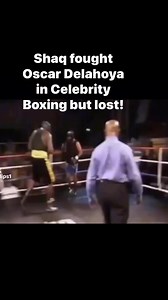 23K views · 238 reactions | Never seen before Oscar Delahoya defeated Shaq in Celebrity Boxing match! | Celebrity Boxing | Facebook