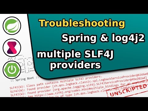 Troubleshooting - So aktivierst du log4j2 in Spring Boot und vermeidest mehrere SLF4J Provider