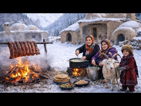 Hidden Village Life in Freezing Afghanistan...❄️ Living the Coldest Place on Earth