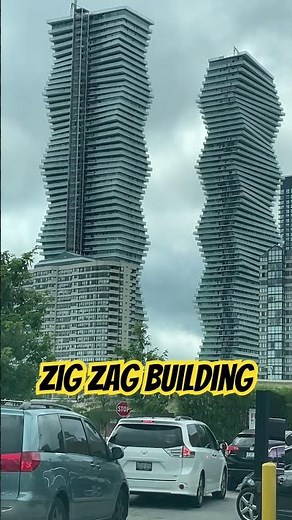 Discover Mississauga's Iconic Zig-Zag Building: The Marilyn Monroe Towers!