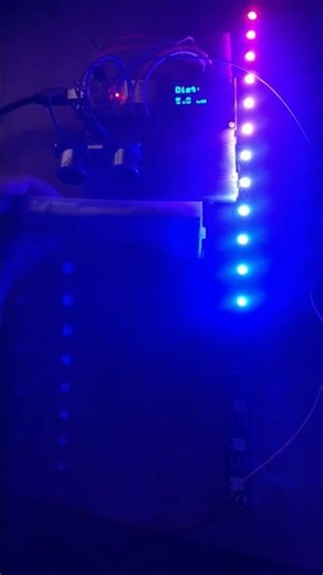 This Ultrasonic Sensor Controls LEDs!