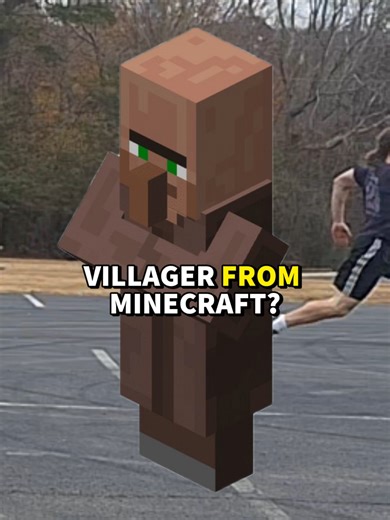 Racing Against a Minecraft Villager: Can I Run Faster?
