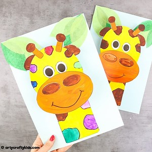829K views · 2.5K reactions | 3D GIRAFFE CRAFT https://www.artycraftykids.com/craft/3d-paper-giraffe-craft/ | Arty Crafty Kids | Facebook