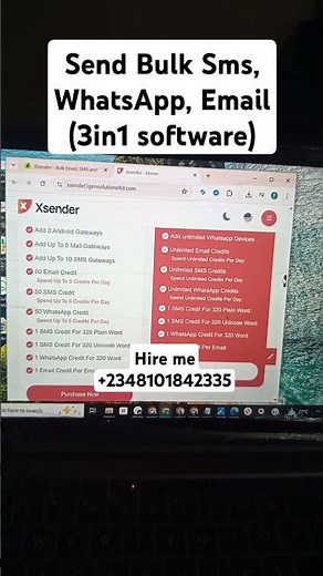 Send Unlimited Bulk SMS, WhatsApp and Email Messages | Lifetime Access | Free SMTP | 100% Working