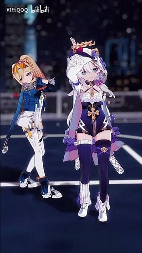 【Honkai Impact 3 'SHORTS' MMD／4K／60FPS】Theresa Apocalypse × Bianca Ataegina【APT.】