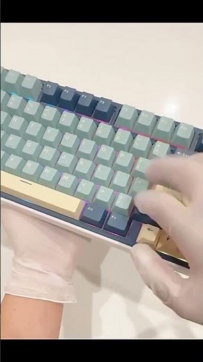(ASMR) (unboxing) (keyboard sounds)